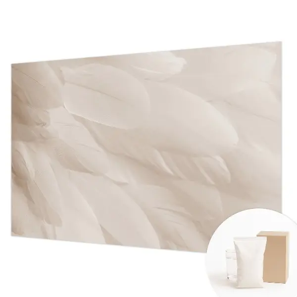 Papier peint photo sur tissu non tissé Plumes éthérées