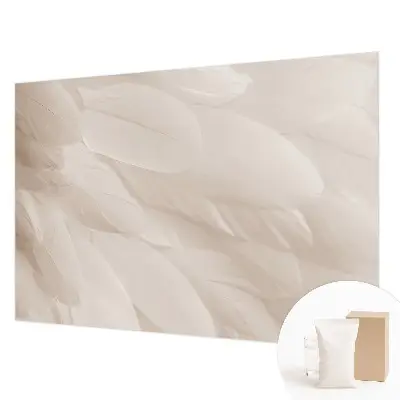 Papier peint photo sur tissu non tissé Plumes éthérées