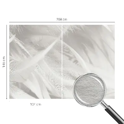 Papier peint photographique intissé Plumes subtiles