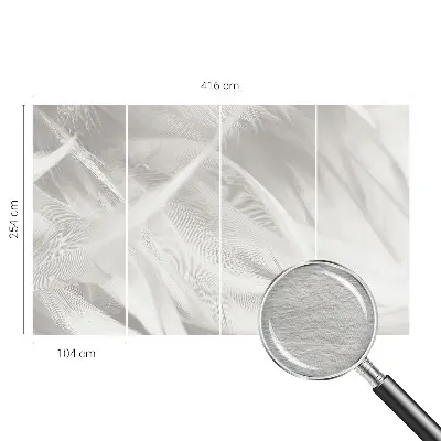 Papier peint photographique intissé Plumes subtiles