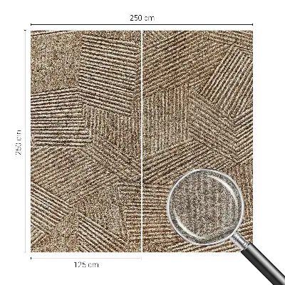Papier peint photographique sur tissu non tissé Lignes structurelles