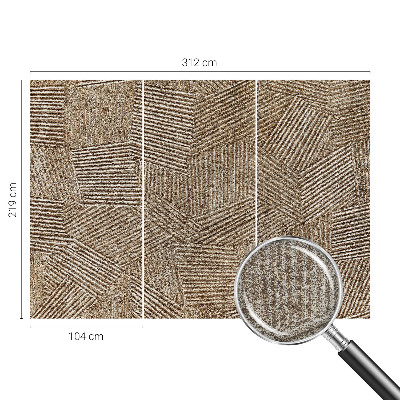 Papier peint panoramique intissé Štrukturálne čiary