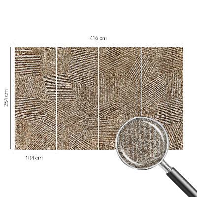 Papier peint panoramique intissé Štrukturálne čiary