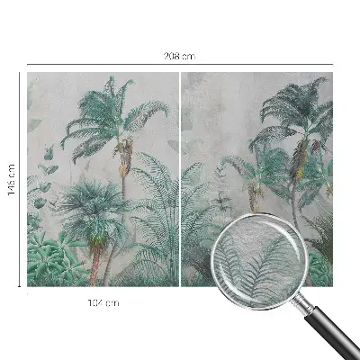 Papier peint photo imprimé sur tissu non tissé oasis exotique