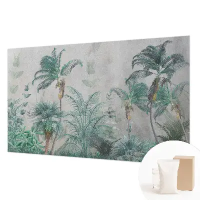 Papier peint photo imprimé sur tissu non tissé oasis exotique