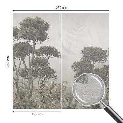 Papier peint panoramique sur mesure Tropická džungľa