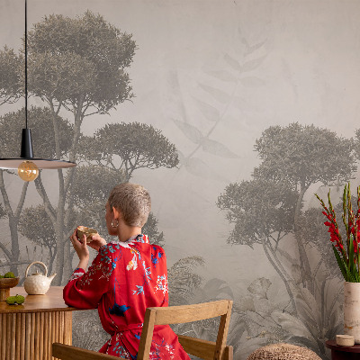 Papier peint panoramique sur mesure Tropická džungľa