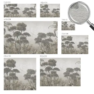 Papier peint intissé jungle tropicale