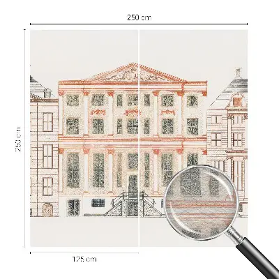 Papier peint photographique intissé bâtiments classiques