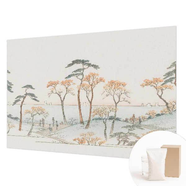 Papier peint photo avec un motif de paysage paisible