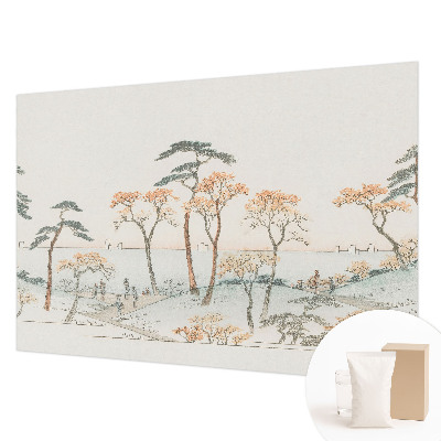 Papier peint photo avec un motif de paysage paisible