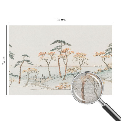 Papier peint photo avec un motif de paysage paisible