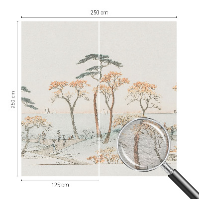 Papier peint photo avec un motif de paysage paisible