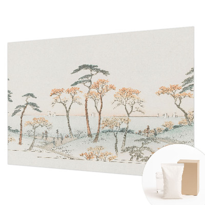 Papier peint photo avec un motif de paysage paisible