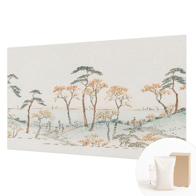 Papier peint photo avec un motif de paysage paisible