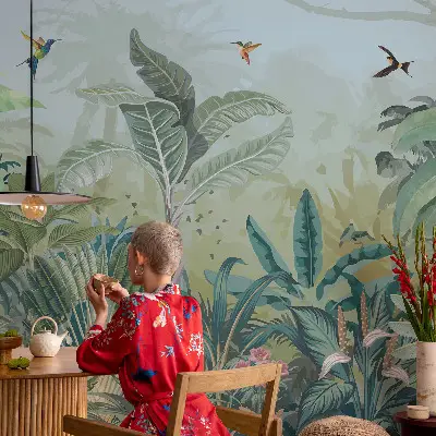Papier peint intissé imprimé Nature tropicale