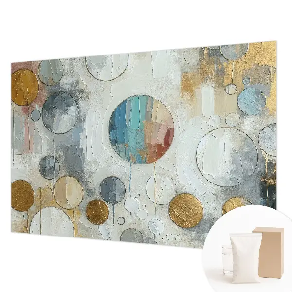 Papier peint photo grand format pour le mur Cercles géométriques