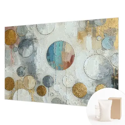 Papier peint photo grand format pour le mur Cercles géométriques