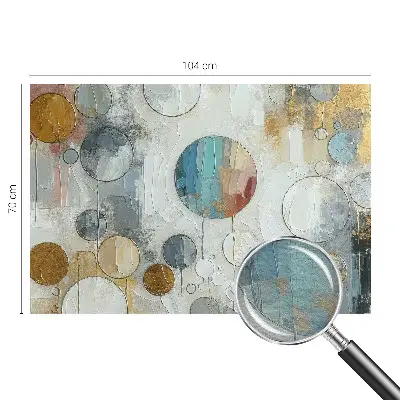 Papier peint photo grand format pour le mur Cercles géométriques