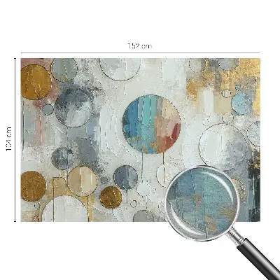 Papier peint photo grand format pour le mur Cercles géométriques
