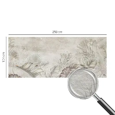 Papier peint photo imprimé sur tissu non tissé feuilles décoratives