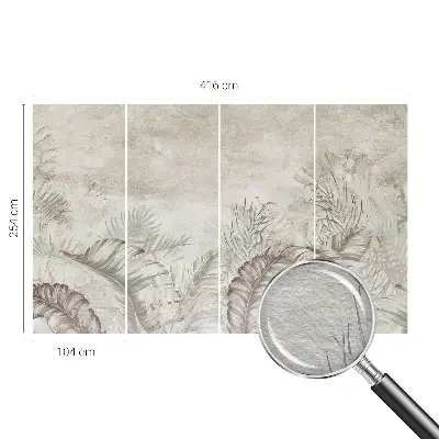 Papier peint photo imprimé sur tissu non tissé feuilles décoratives