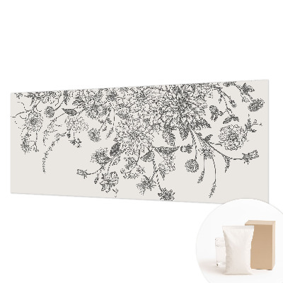 Papier peint chambre moderne Kvetinový vzor
