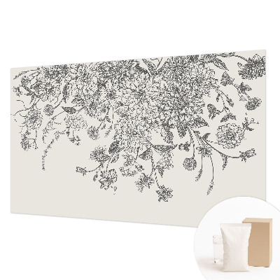 Papier peint chambre moderne Kvetinový vzor