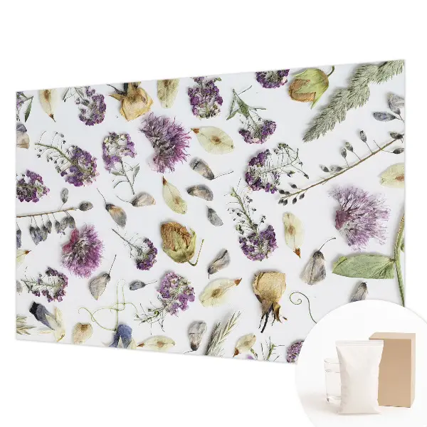 Papier peint intissé imprimé Fleurs séchées