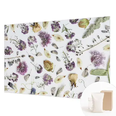 Papier peint intissé imprimé Fleurs séchées