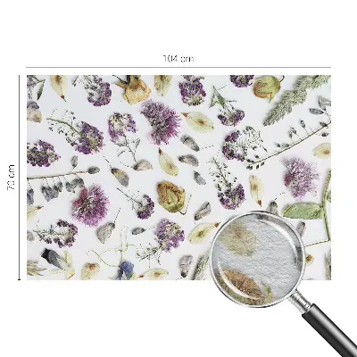 Papier peint intissé imprimé Fleurs séchées