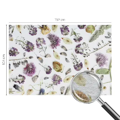 Papier peint intissé imprimé Fleurs séchées