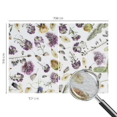 Papier peint intissé imprimé Fleurs séchées