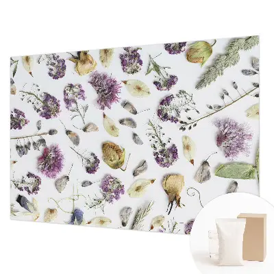Papier peint intissé imprimé Fleurs séchées