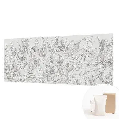 Papier peint photo sur tissu non tissé animaux de la forêt