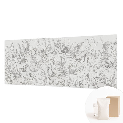 Papier peint panoramique sur mesure Lesné zvieratá