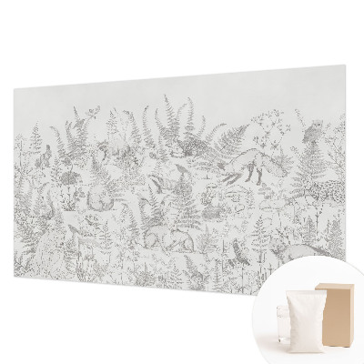 Papier peint panoramique sur mesure Lesné zvieratá