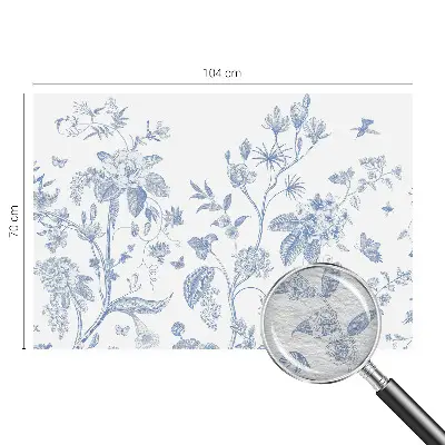 Papier peint photo imprimé sur tissu non tissé Motif floral