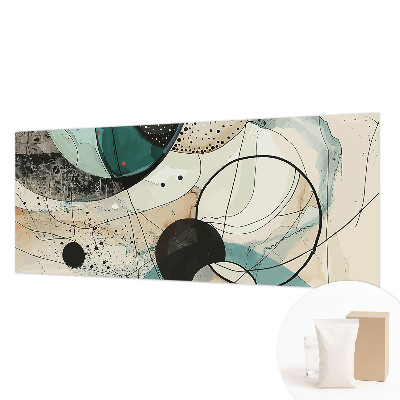 Papier peint panoramique moderne Farebné kruhy