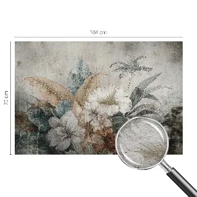 Papier peint photographique sur tissu non tissé Rêve de fleurs