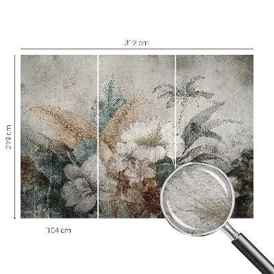 Papier peint photographique sur tissu non tissé Rêve de fleurs