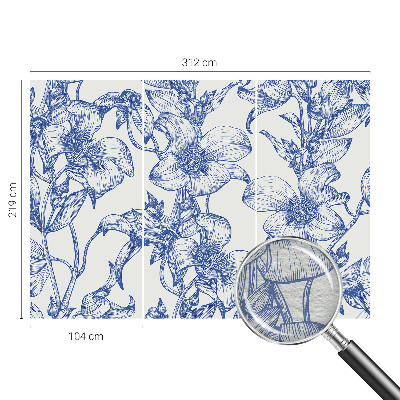 Papier peint panoramique enfant Kvetinové konáre