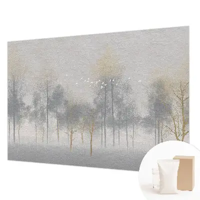 Papier peint photo imprimé sur tissu non tissé Harmonie forestière