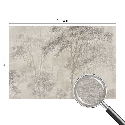 Papier peint panoramique intissé moderne offrant une harmonie stylée