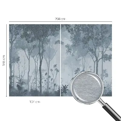 Papier peint photo grand format pour le mur Mysticisme de la forêt