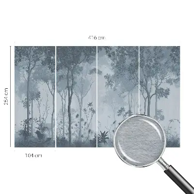 Papier peint photo grand format pour le mur Mysticisme de la forêt