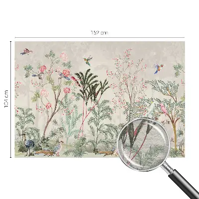 Papier peint photo sur tissu non tissé oasis tropicale