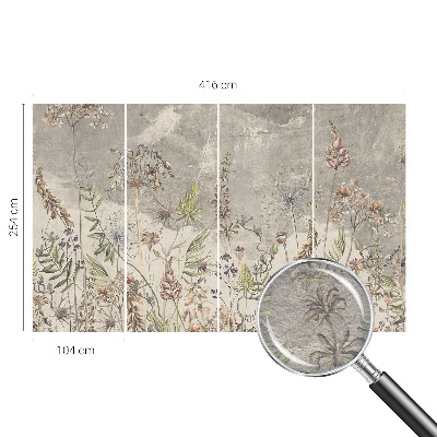 Tapisserie murale Divoké rastliny