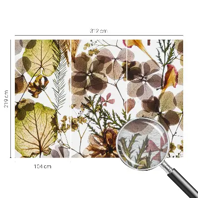 Papier peint photographique sur tissu non tissé Composition naturelle