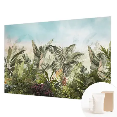 Papier peint intissé imprimé paradis tropical